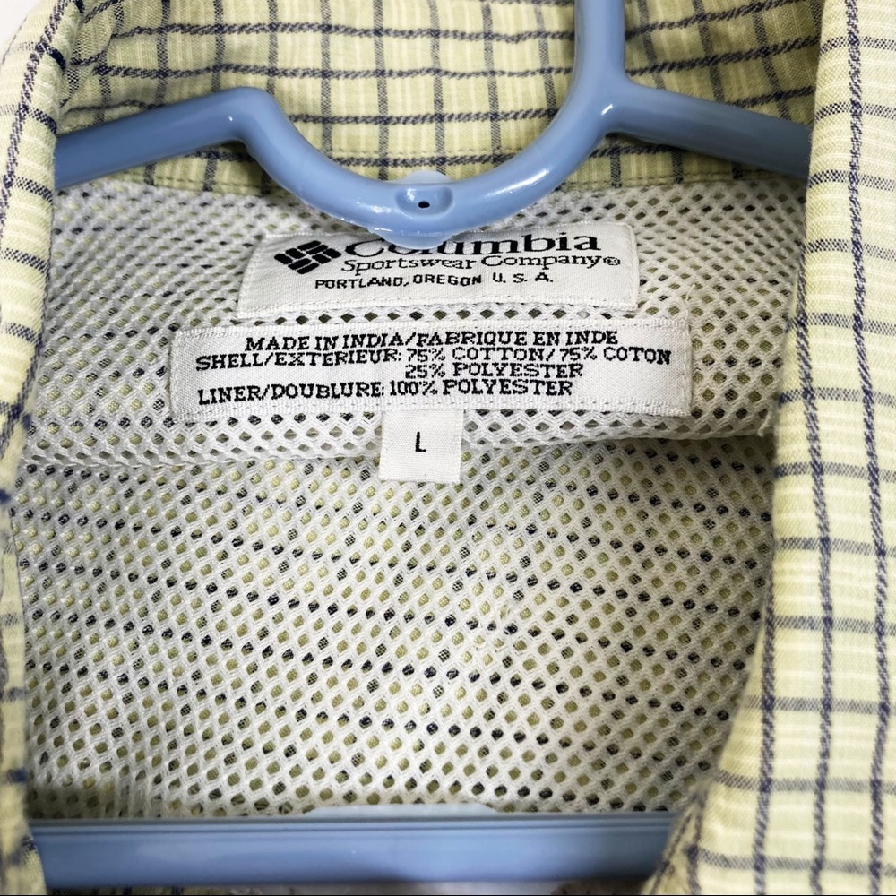 COLUMBIA Men’s Short Sleeve Button Down SIZE Large - Picture 2 of 3